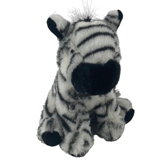 Unbranded Other - Zebra 10” Plush Stuffed Animal Toy‎ No Brand Sitting Safari Jungle